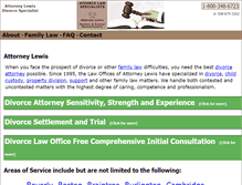 Tablet Screenshot of divorcelawyerma.com